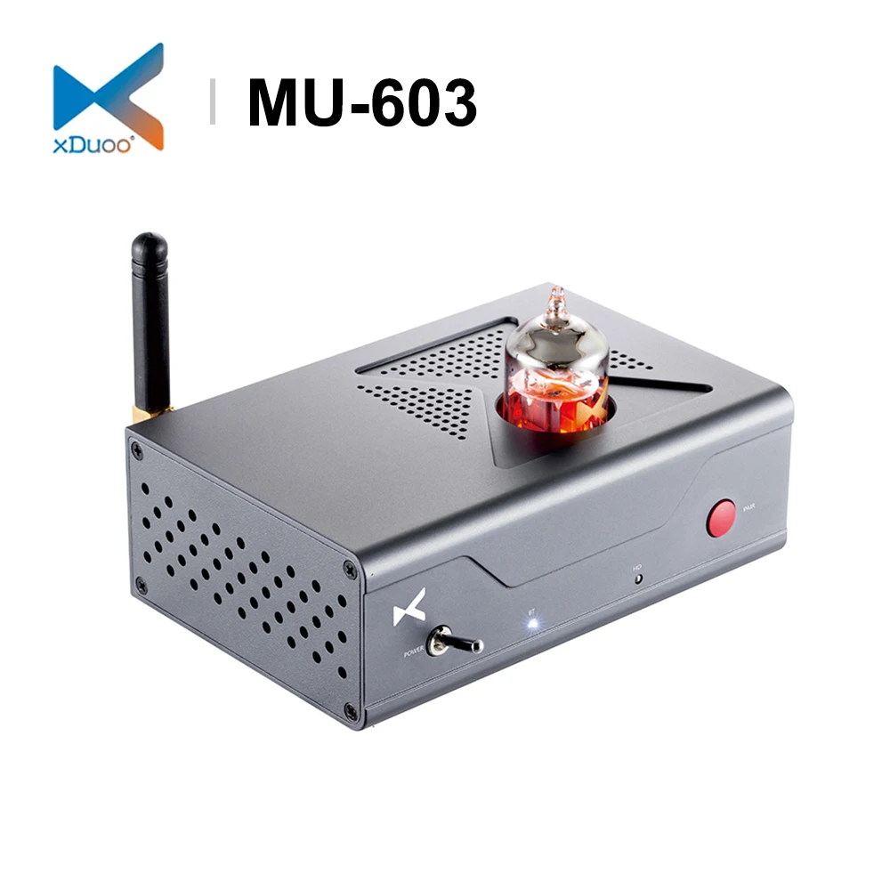 XDUOO MU-603 ES9018K2M чип Bluetooth 5 1 DAC 12AU7 трубчатый Предварительный усилитель AptX HD/SBC/AAC