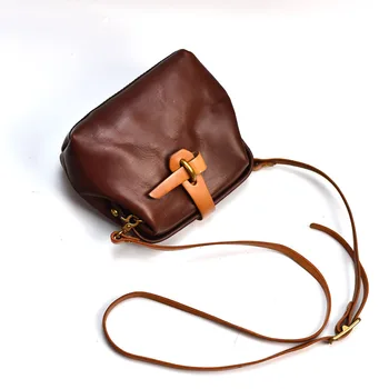 

Quality Genuine Leather Female Shoulder Bag Vintage Skin Women Crossbody Bag 2020 Messenger Bag Small Flap Bags for Lady Purse