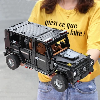 

RC Technic Series MOC-2425 SUV G500 AWD Wagon Offroad Vehicle Model 20100 Building Blocks Bricks 13070 Kids Toys