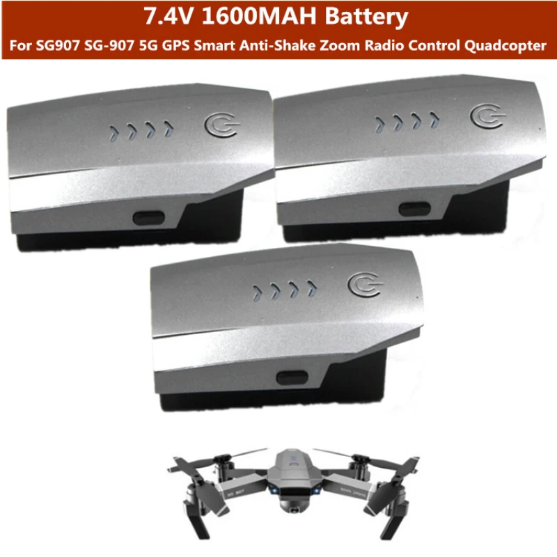 

Original SG907 SG-907 5G GPS Smart Anti-Shake Zoom Radio Control RC Quadcopter Drone Spare Parts 7.4V 1600MAH Battery