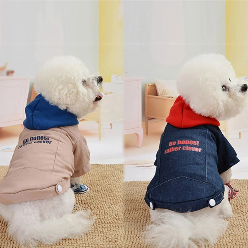 Зимние комбинезоны для домашних животных Одежда для собак пальто с капюшоном комбинезон брюки Одежда для собак пальто куртка верхняя одежда костюм для собак