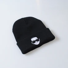 Мужская Шапка-бини с вышитыми рисунками из мультфильма «папа янки», женская вязаная шапка Skullies, шапка для катания на лыжах, теплая шапка для мальчиков и девочек