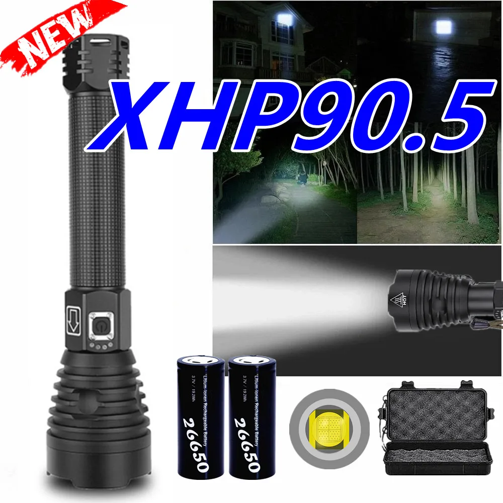 120000 lumens XLamp Most Powerful Led Flashlight USB Zoom Tactical Torch US TORE 