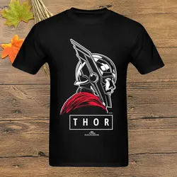Marvel футболка Тор детальная футболка profile для мужчин чистый хлопок подарок Топы короткий рукав одежда осень нормальная Лето Супер Воин