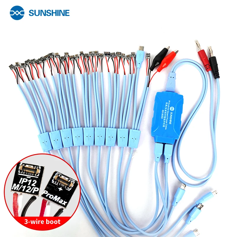 SS-905D V6.0 ON/OFF Service DC Power Supply Current Testing Cable For iPhone 5G - 12 Pro Max Samsung Huawei Phone | Электронные