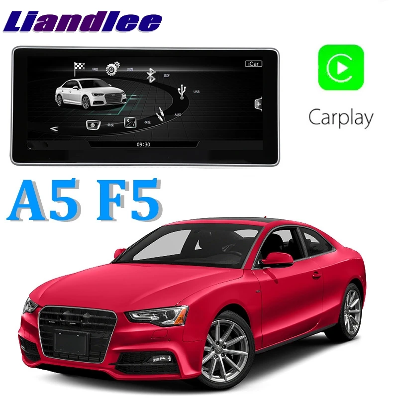 Sale Liandlee Car Multimedia Player NAVI 10.25 inch For Audi A5 F5 2016~2018 CarPlay TPMS Radio Stereo GPS Navigation 0