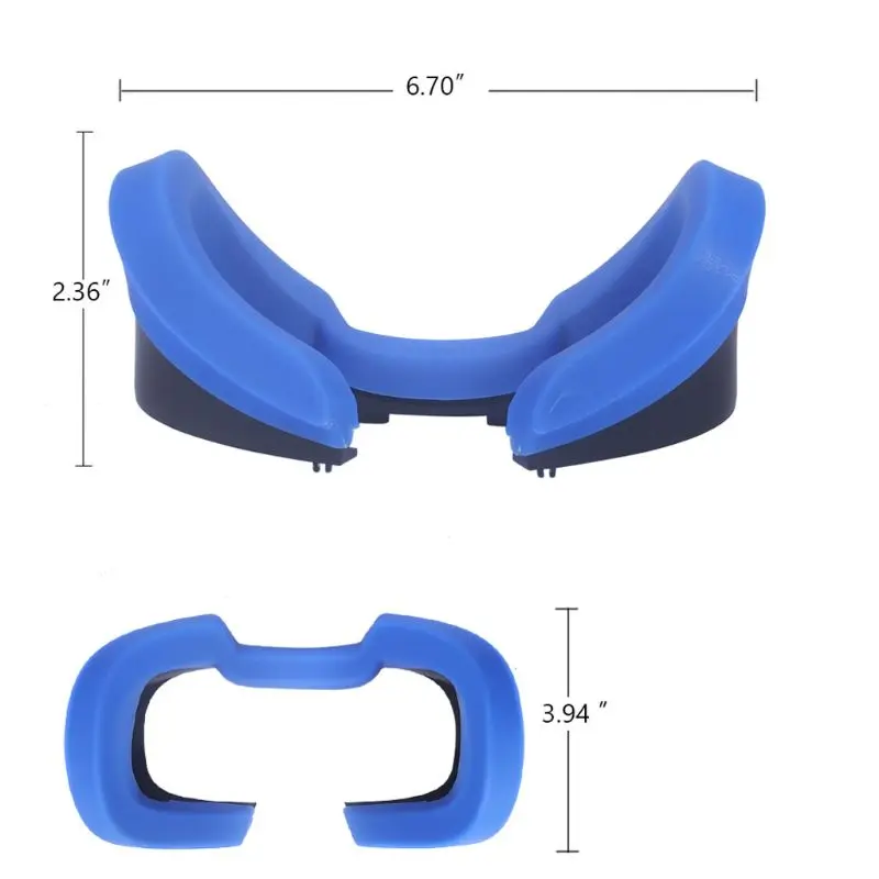 Soft Anti-sweat Silicone Eye Mask Case Cover Skin for Oculus Rift S VR Glasses
