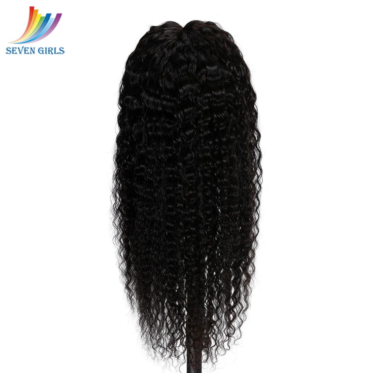 Sevengirls глубокие кудрявые парики на кружеве человеческие волосы с детскими волосами для женщин малазийские предварительно выщипанные натуральные волосы парики