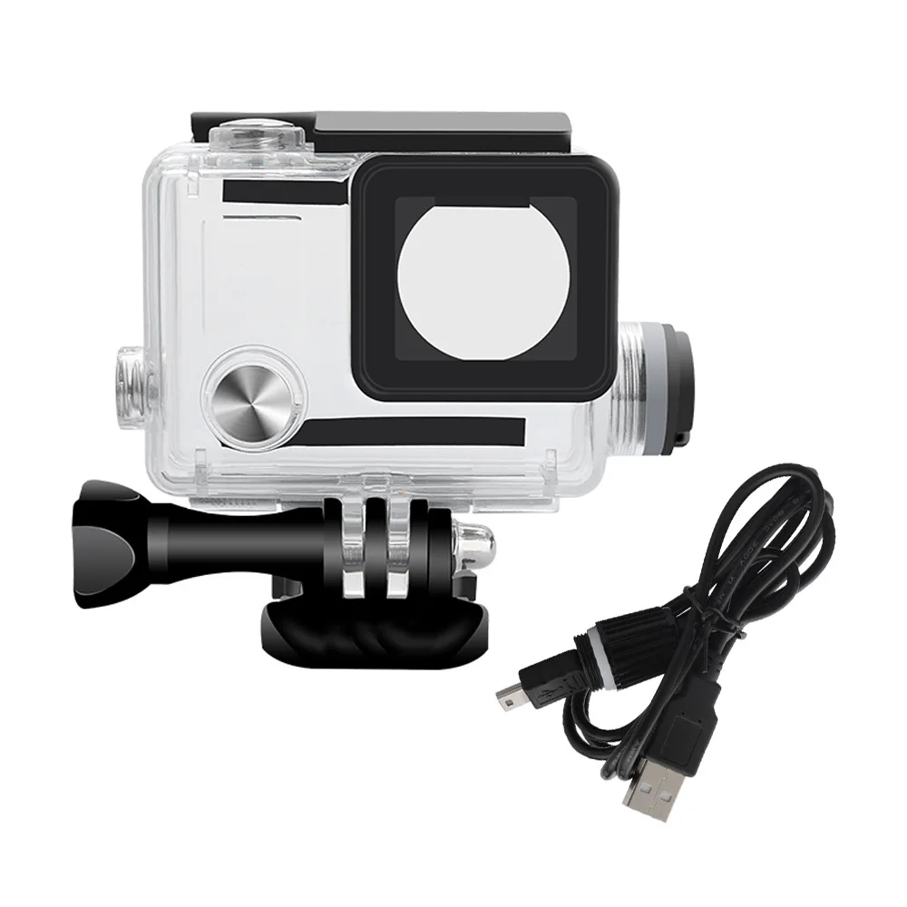 Impermeável de Proteção para Motocicleta Carregamento de Cabo para Mergulho até 30m 3 + 4 Capa Gopro Hero Acessórios go Pro - Image 3