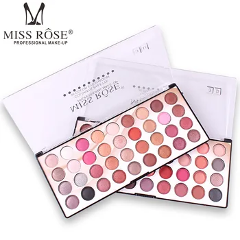 

Miss Rose 36colors Eyeshadow Palette Pearl matte eye shadow 3D Colorful Waterproof Eye Shadow Plate Makeup