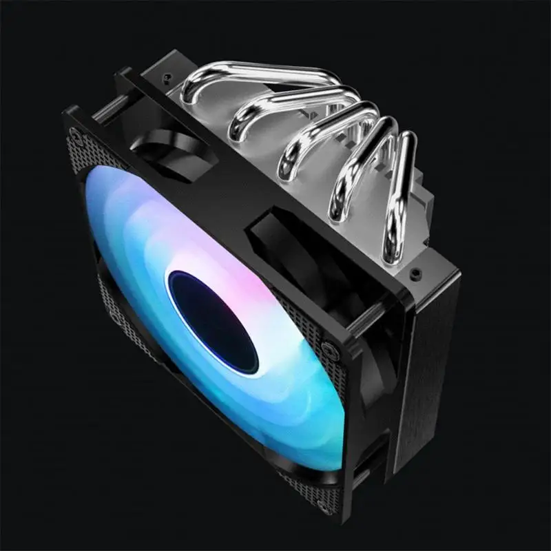 Jonsbo CR-701 12 см красочное освещение вентилятор охлаждения процессора ШИМ 4Pin 5 тепловых трубок тихий компьютер кулер радиатор для Intel/AMD