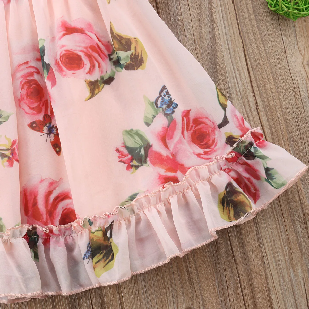 Cute Girls Floral Dress Able Baby Girl Flower Wedding Party Pageant Tulle Dress Sundress Children Baby 1 Year Birthday girls dress kids clothes