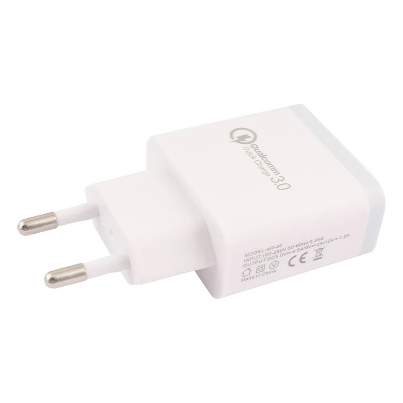 3.5A Быстрая зарядка 3,0 USB зарядное устройство 18 Вт Портативная зарядка ЕС настенный мобильный телефон быстрое зарядное устройство для iPhone samsung huawei Xiaomi