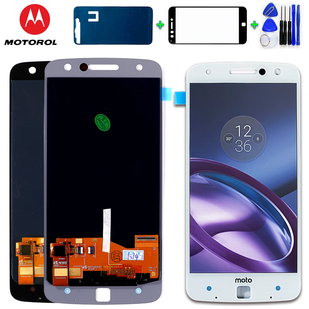 ЖК-дисплей Motorola для MOTO Z Droid Edition XLTE XT1650 дигитайзер сенсорного экрана в сборе 2560*1440