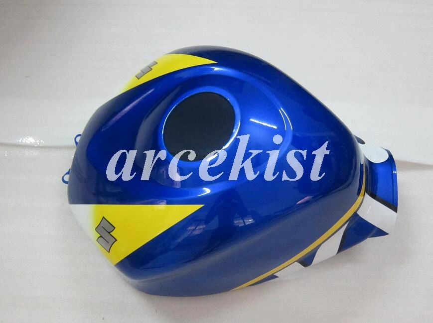 ABS пластик Полный обтекатели комплект подходит для Suzuki GSXR1000 K5 2005 2006 GSXR-1000 05 06 пользовательские холодный синий добавить крышка бака