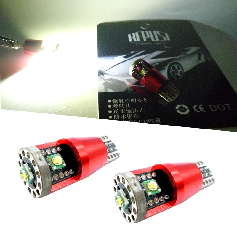 

High Quality 2x T10 w5w Led Bulb CANBUS 12V 24V Auto Light w5w Canbus T10 Led Lamps Bulbs Parking Position Width Lamp