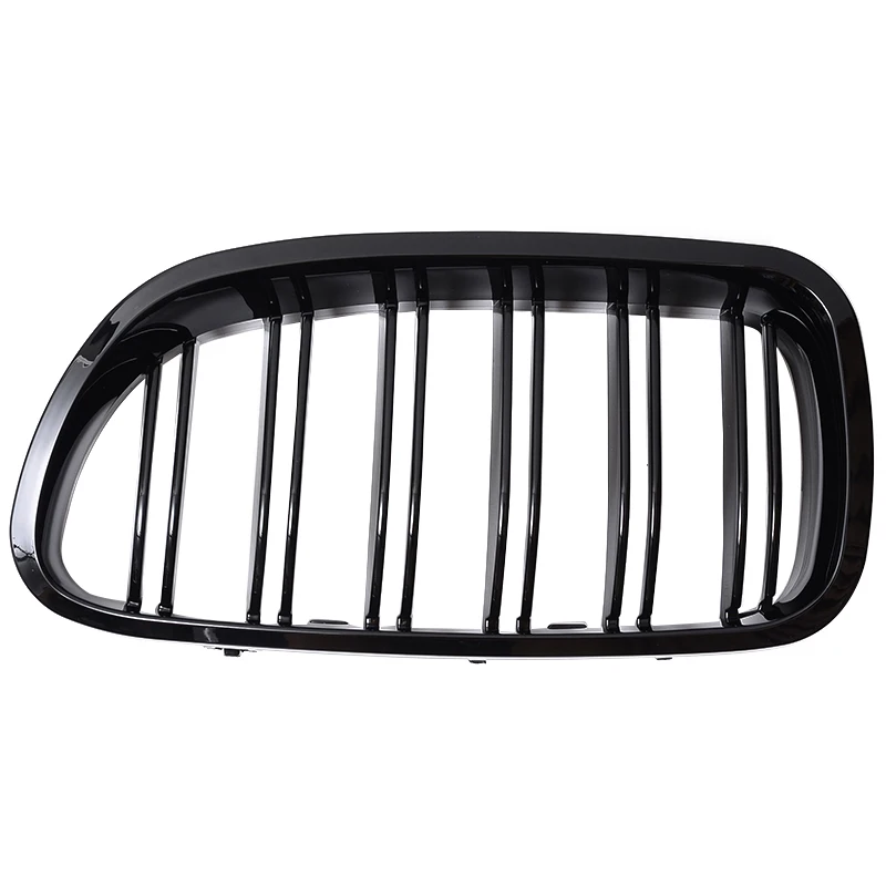Treyues 1Pair Glossy Black Front Grille Kidney ABS Racing Grills For BMW F10 F11 M5 528i 530i 5-Series 11-16