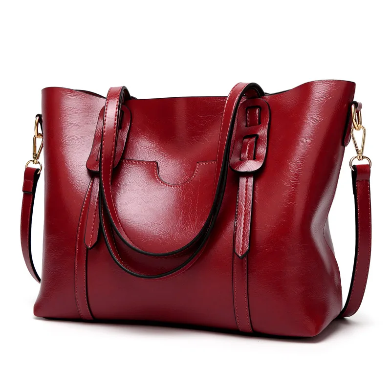 

Women's Bag Euro-American Trendy Leather Slant Shoulder Bag High-quality Handbag Large Volume Women's Tote Bag