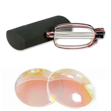 GLTREE Мини Складные Пользовательские цветные очки для слепых женщин и мужчин цвет-слепота корректирующие очки при дальтонизме чехол