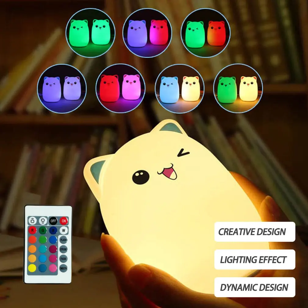 Led Remote Control Version Night Light Home Decoration Lights Creative Atmosphere Lights Fashion Professional