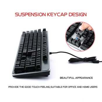 

K-30 Home Office Wired Computer Keyboard Computer Keyboard Set Led Backlight Light Effect Mechanical Keyboard