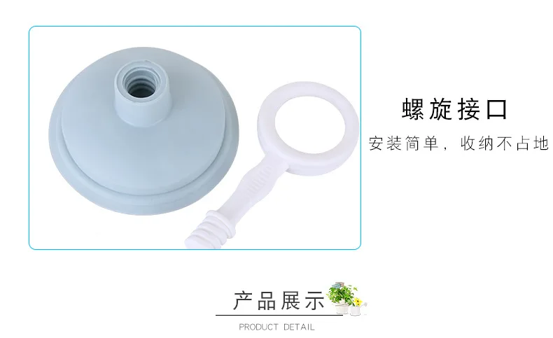 Kitchen Sink Pipeline Plunger Sub-Drainage Facility Sewer Tool Hair Blocking Cleaning Plungers