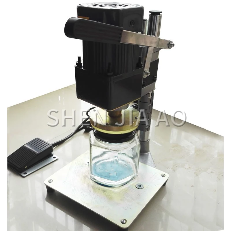 1 шт. полуавтоматическая настольная электрическая машина для запечатывания может станок для запечатывания уплотнительными колпачками многофункциональный станок для запечатывания уплотнительными колпачками 220 В