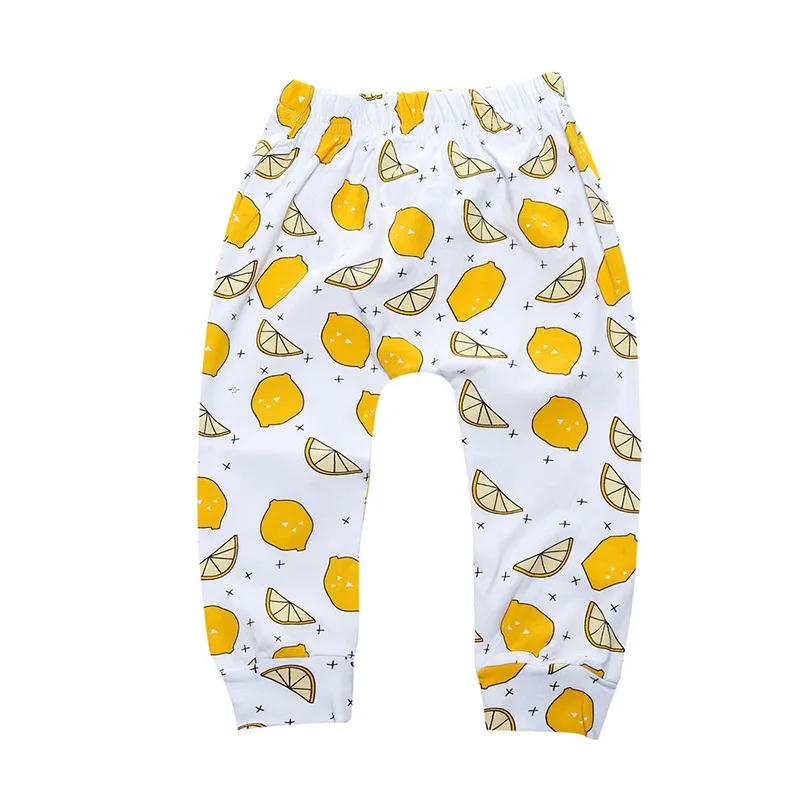 Осенние леггинсы для девочек штаны-шаровары для мальчиков длинные штаны с принтом для малышей повседневные спортивные штаны для малышей - Цвет: Золотой