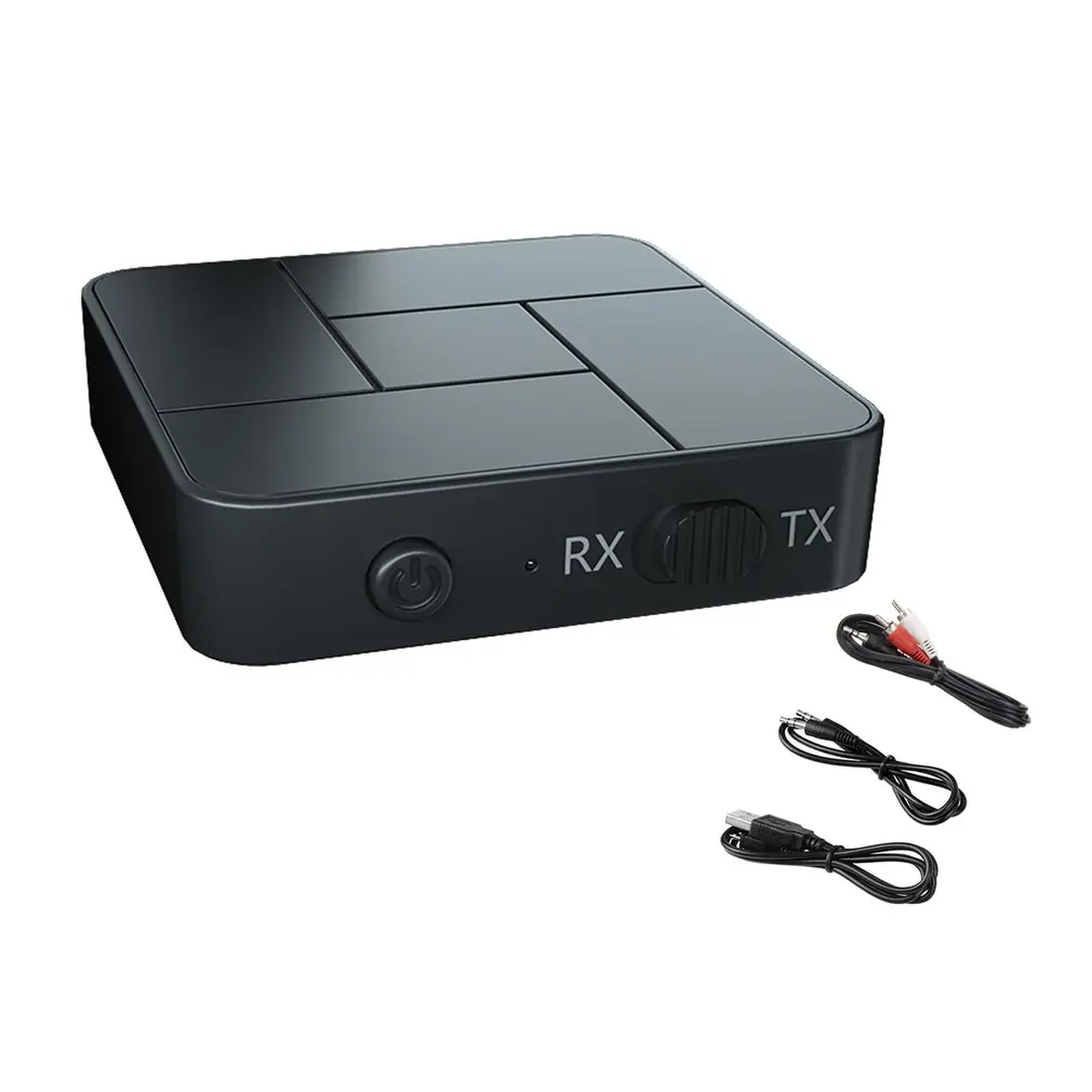 Distância sem Fio Receptor de Áudio sem Fio Adaptador de Áudio 2-em-1 de Longa Receptor Portátil Microfone Embutido 5.0 2 High Quality Computador e Escritório