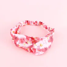 1 шт. Йога Эластичный Тюрбан модная женская цветочная повязка на голову витая вязаная повязка на голову эластичная Йога Спортивная Женская повязка для волос