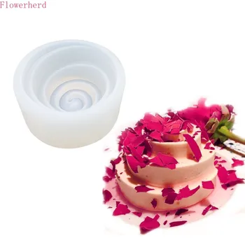 

Rose Silicone Mold Dessert Mousse Cake Mold Spiral Ice Cream Silicone Mold Fondant Cake Silicone Mold Cake Decorations Soap Mold