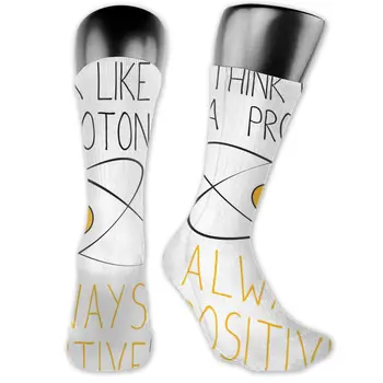 

Think Like A Proton, Always Positive Classic socks