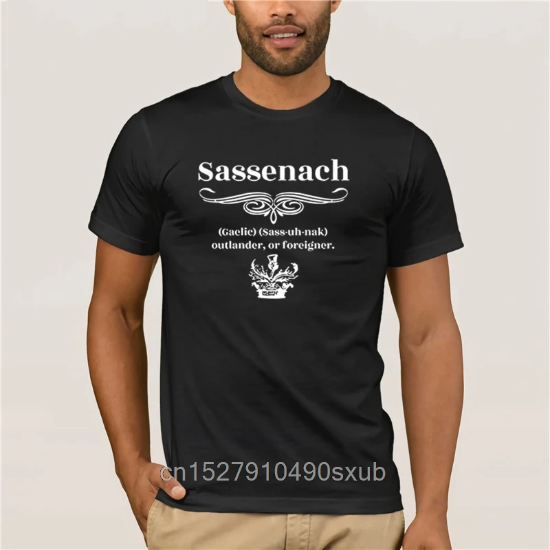 Мужская футболка 2020 Модная стильная Sassenach Gaelic Sass uh отдела внешней информации или