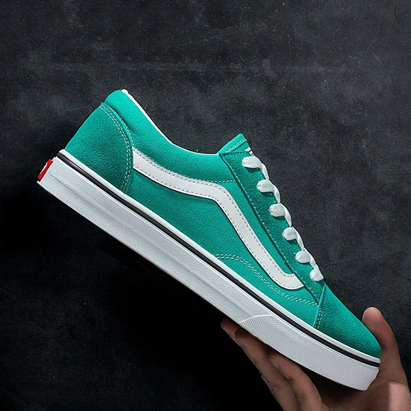 Zapatos bajos de lona a la moda para mujer, zapatillas informales para parejas, clásicas, combinan con todo, para patinar
