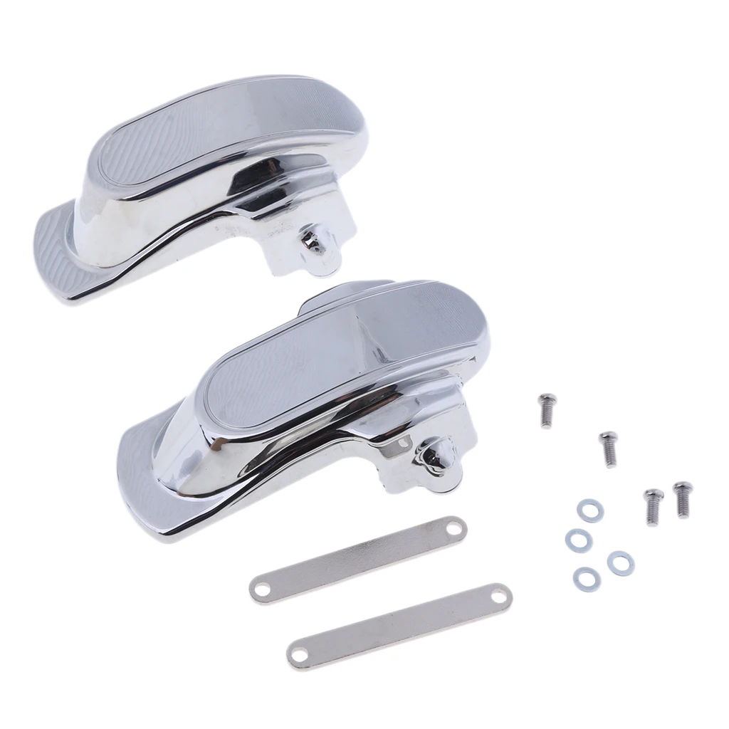 Silver Rear Frame Axle Covers Set for Harley Dyna 2006 2007 2008 2009 2010 2011 2012 2013 2014 2015 2016 2017 Models