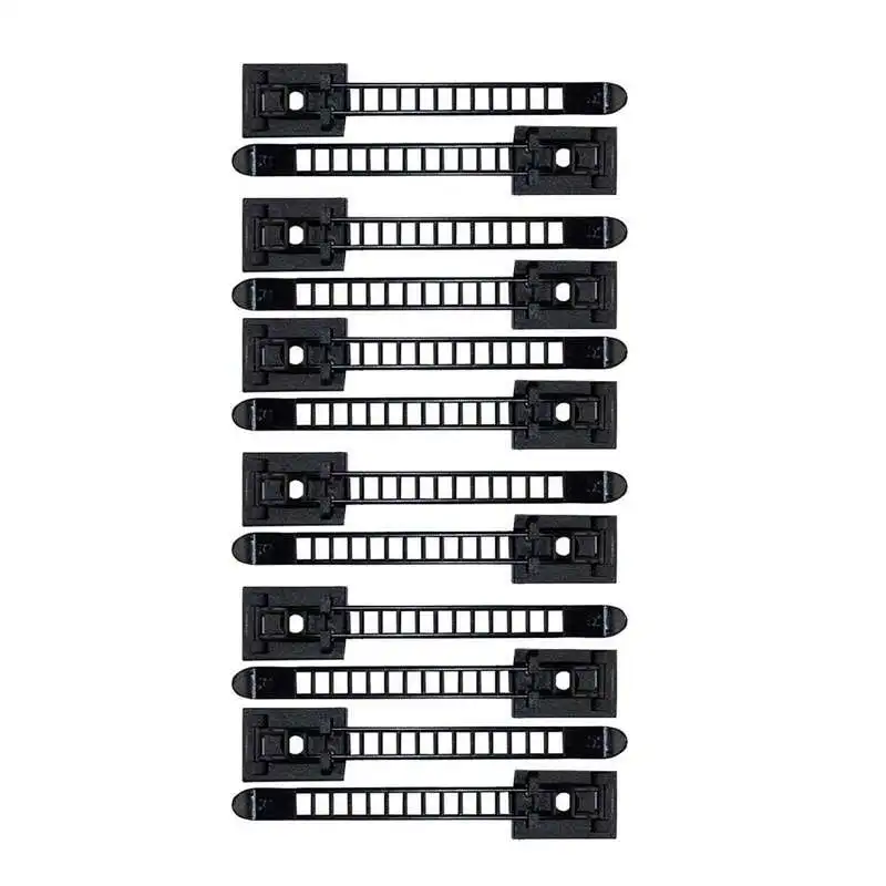 

100 Pcs Adjustable Cable Clips Self-Adhesive Cord Fixer Wire Clamp Strap Holder Jun20 Dropship