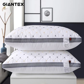 

Giantex 1pc Soft Fabric Pillow Sleep Pillow Pillows For Sleeping kussens almohada cervical oreiller pour le lit poduszkap