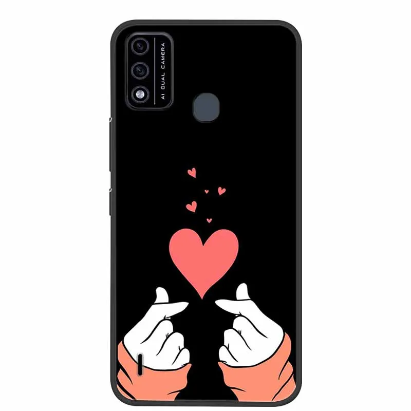 For Itel A48 Case Soft Silicone Cool Cartoon Case For Itel A48 Back Cover for ITEL A 48 Cases Fashion TPU Phone Fundas New Capa phone pouch for running Cases & Covers