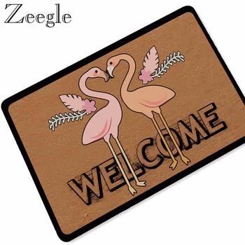 

Zeegle Animal Printed Rubber Rugs Doormat Non-slip Floor Welcom Carpet Outdoor Anti Slip Kitchen Mat And Hallway Area Rugs