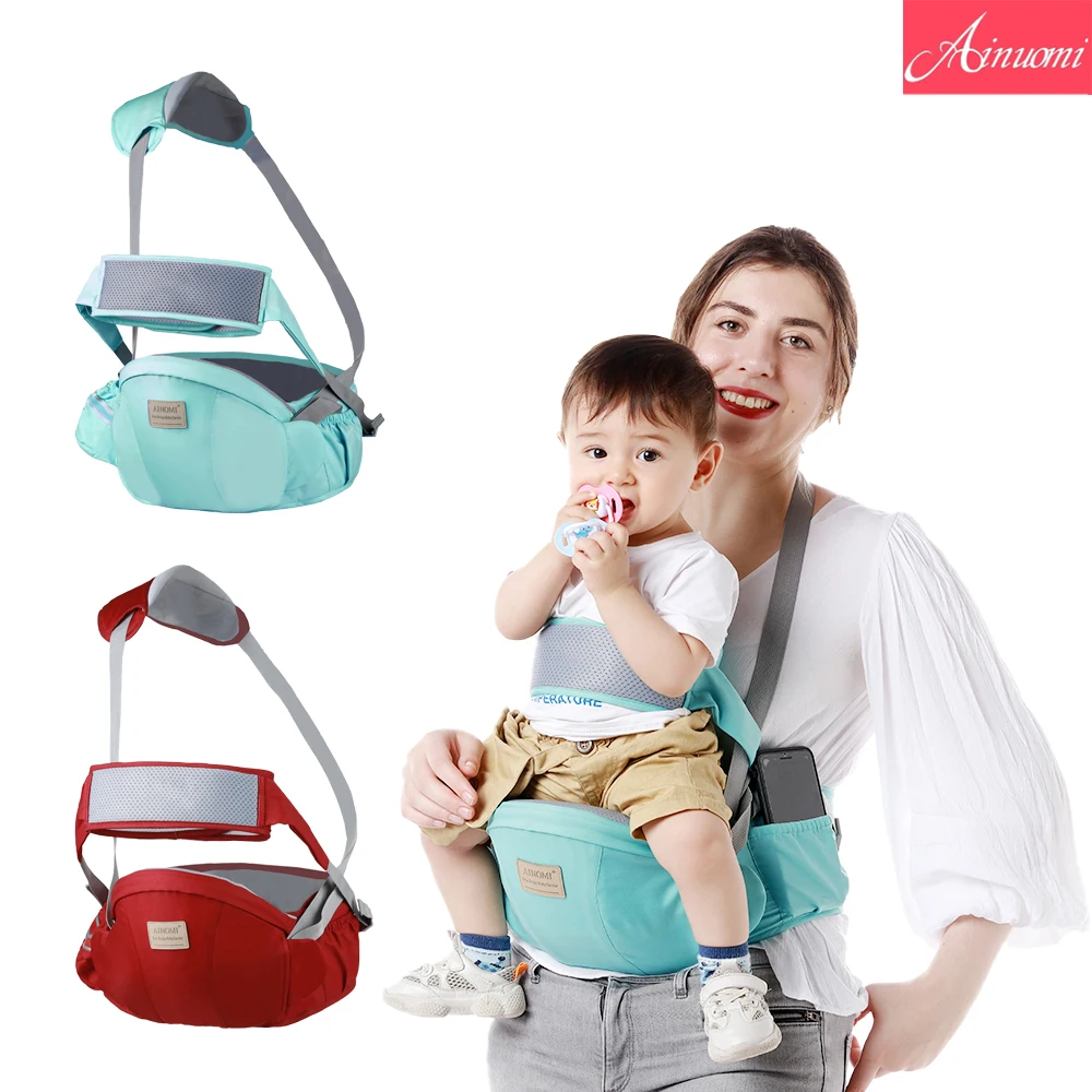Best Seller Baby Carrier Belt Hipseat Sling Hold Mommy Waist-Stool-Walkers Travel AINOMI Infant Cotton RLwqepMR88a