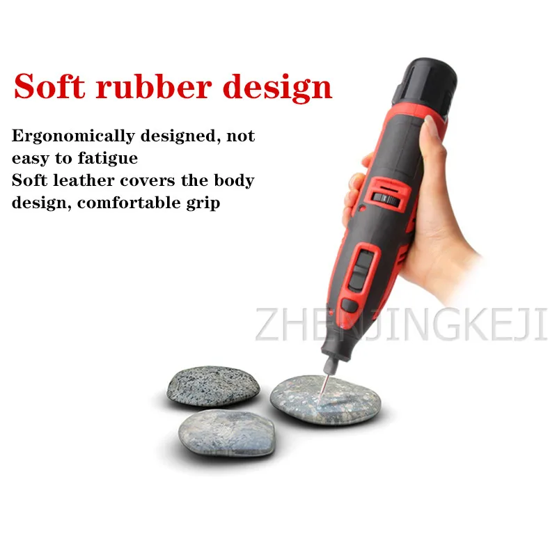 

Electric Grinder Engraving Machine Pen Electric Cleaning Tools Wenwan Polishing Machine Lettering Small Handheld Charging Jade