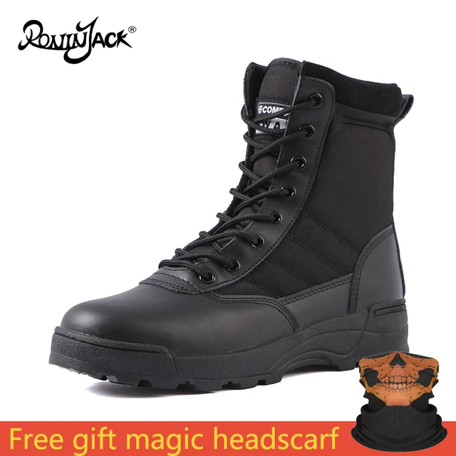 $US $19.49  Men Desert Tactical Military Boots Mens Work Safty Shoes Zapatos de hombre Army Boot Ankle Lace-up 