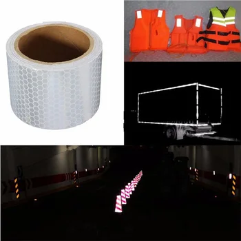

5cmx3m Motorcycles Safety Warning Tape Car Reflective Tape Stickers Automobile Reflective Film Car Stickers Car-Styling
