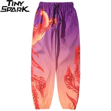 Мужские спортивные штаны в стиле хип-хоп, огненный Феникс, Харадзюку, штаны для бега, уличная одежда, Осенние штаны-шаровары, спортивные брюки, хипстерская одежда