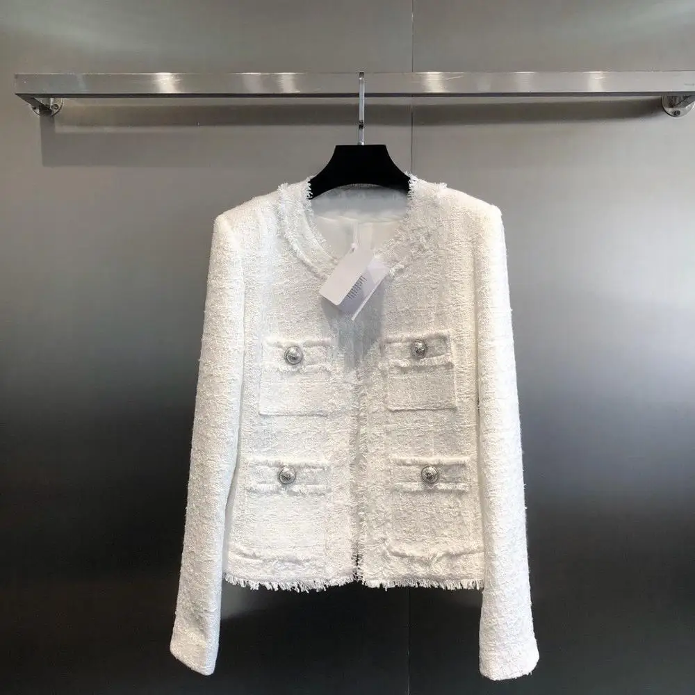 jacket Новинка осени, Женская твидовая куртка, пальто+ юбка А-силуэта, Женская Повседневная Верхняя одежда, костюмы с юбкой, rmsx 10,27 - Цвет: jacket