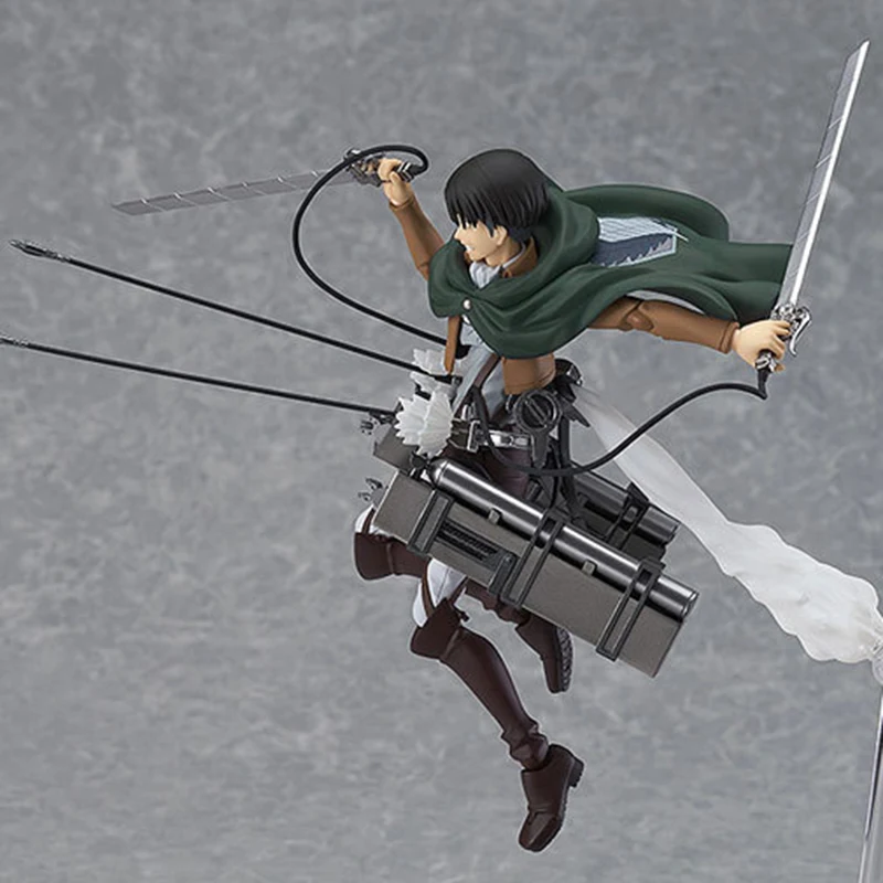 Аниме атака на Титанов Eren Jaeger Mikasa Ackerman Levi Ackerman ПВХ фигурка модель коллекционные игрушки подарки