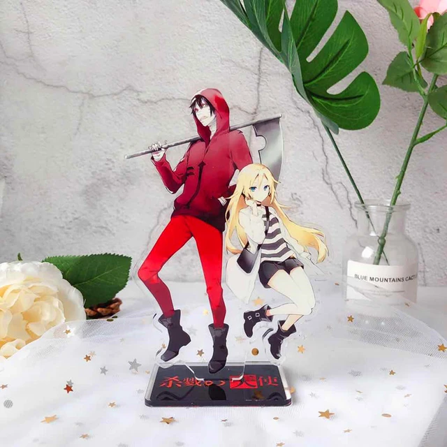 Angels of Death Anime Figure Acrílico Stand Model Brinquedos, Ray e Zack  Figuras de Ação, Decoração