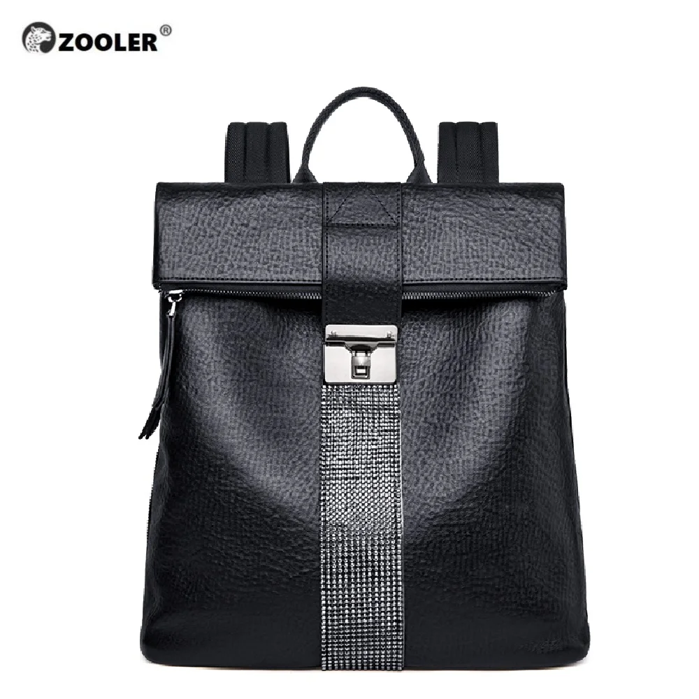 

Genuine Leather Backpacks Women Luxury Soft Real Cow Leather Backpack for Girls Black Fashion Bagpack Female Designer Backpack