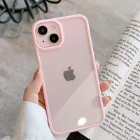 LITBOY Candy Transparent Phone Case For iPhone 13 12 mini 11 12 14 Pro X XR XS Max 7 8 15 Pro SE 2020 Shockproof Back Case Cover
