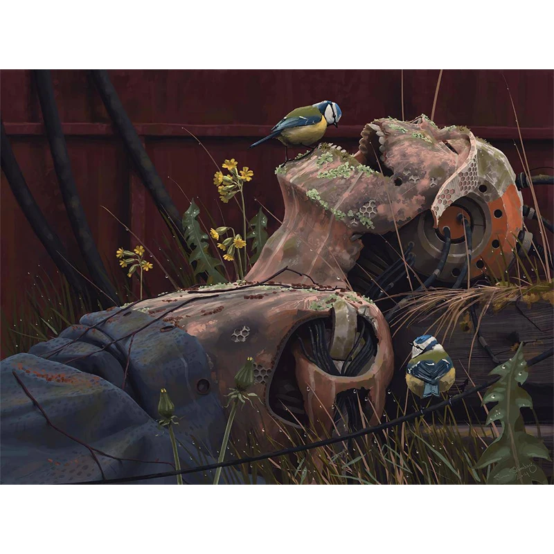 

simonstlenhag Diamond Painting Rhinestone 5D DIY Diamond Embroidery,Cross Stitch,diamond Mosaic art
